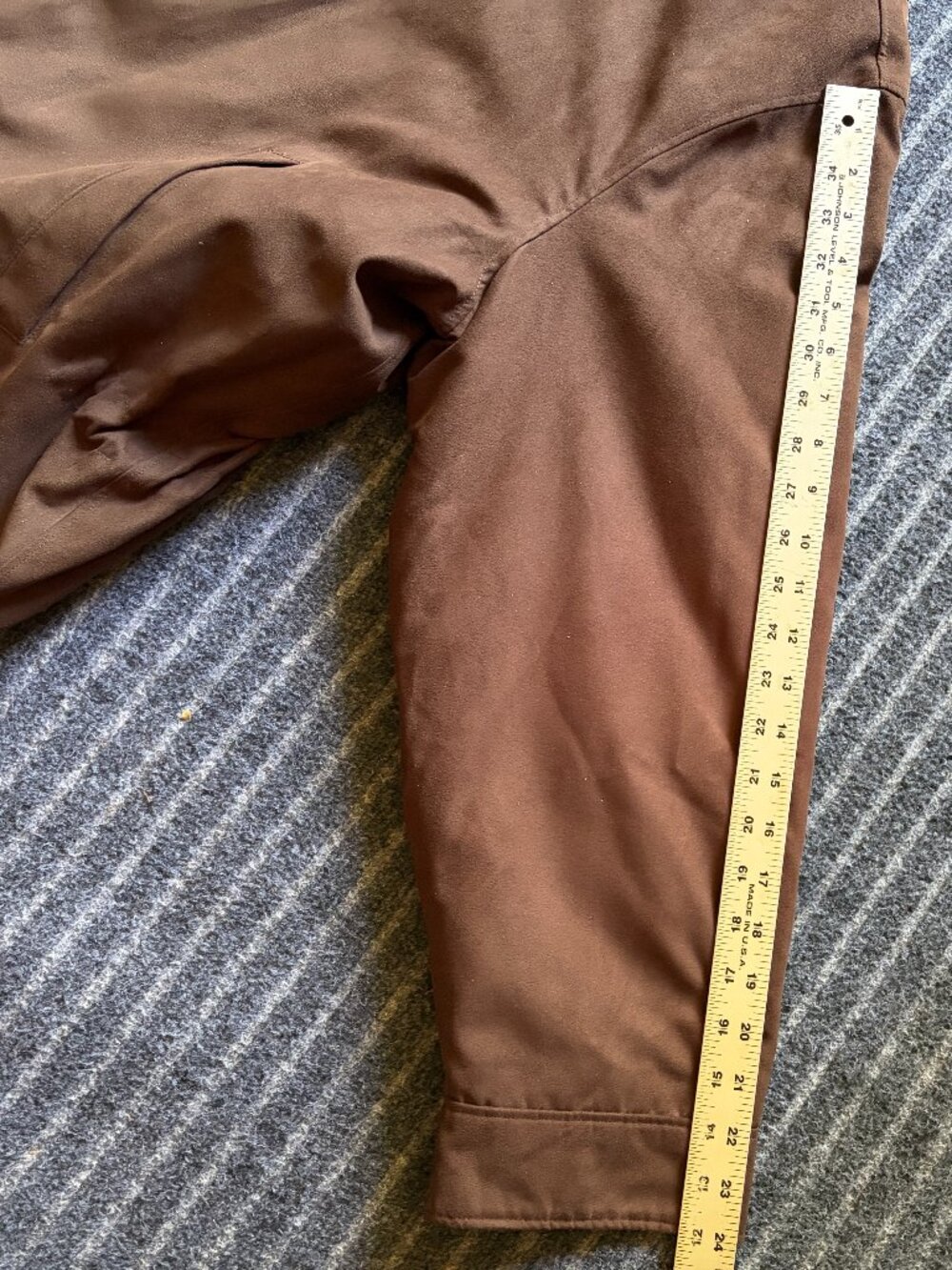Jos. A. Bank Field Coat Size XL Brown Faux Suede - Picture 16 of 16